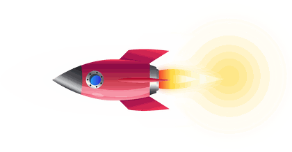 Rocket chasing the cursor